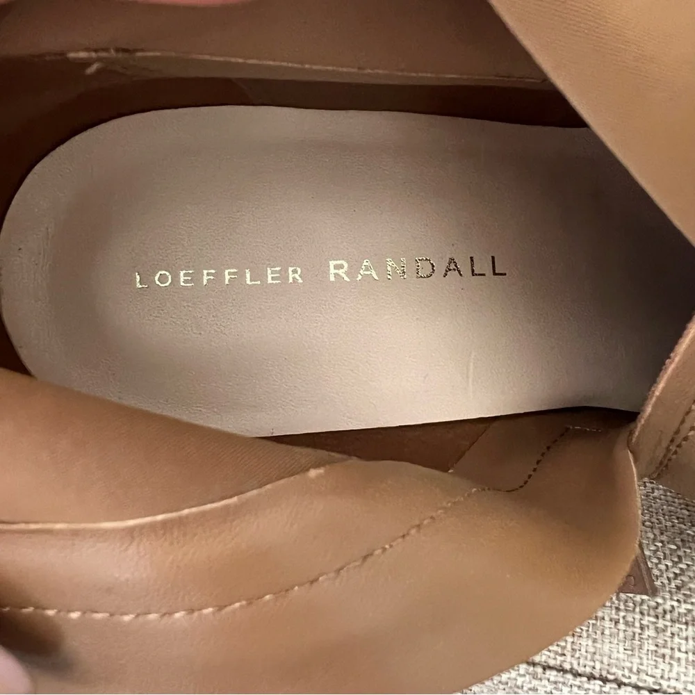 Loeffler Randall Thandy Bootie Safari Brown Kitten Heel Lamb Leather 9.5 - Picture 11 of 13